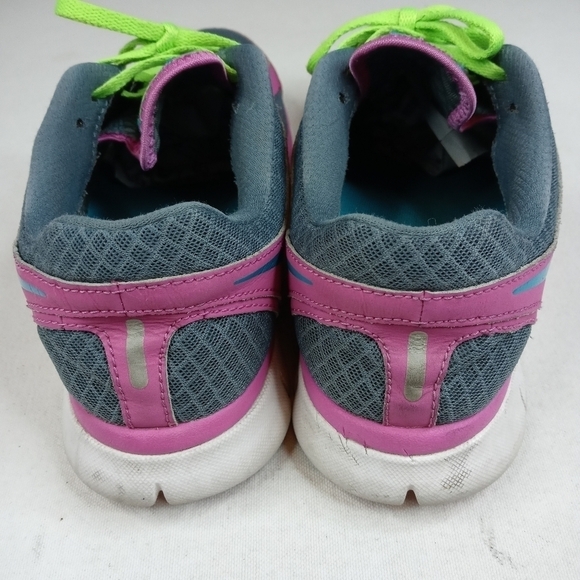 Nike Women's Flex 2013 Run Sneakers 8.5 Pink & gra - Picture 7 of 11